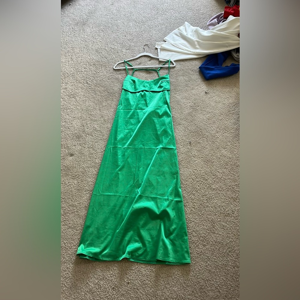 Green dress